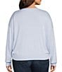 Lauren Ralph Lauren Plus Size Modal Silk Blend V-Neck Long Sleeve Sweater Top - Image 2