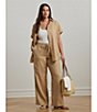 Lauren Ralph Lauren Plus Size Linen Wide Leg Pants - Image 5