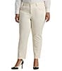 Color:Mascarpone Cream Wash - Image 1 - Plus Size Relaxed Tapered Ankle Jean