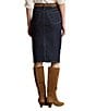 Lauren Ralph Lauren Plus Stretch Denim Pencil Skirt - Image 2
