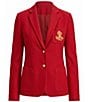 Lauren Ralph Lauren Plus Stretch Pique Notch Lapel Long Sleeve Blazer - Image 4