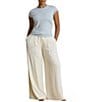 Lauren Ralph Lauren Plus Stretch Stripe Ribbed Knit Stripe Crew Neck Short Sleeve Tee Shirt - Image 3