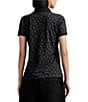 Color:Black - Image 2 - Polo Collar Short Sleeve Shirt