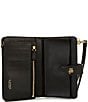 Lauren Ralph Lauren Print Crosshatch Leather Tech Wristlet, Color:Multi/Black - Image 3