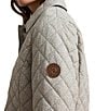 Lauren Ralph Lauren Printed Point Collar Button Front Quilted Jacket - Image 3