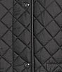 Lauren Ralph Lauren Quilted Hooded Internal Drawcord Zip Front Coat, Color:Black - Image 6