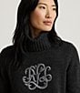 Lauren Ralph Lauren Ribbed Knit Turtle Neck Long Sleeve Oversized Sweater Top - Image 4