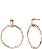 Color:Gold - Image 1 - Ring Drop Earrings