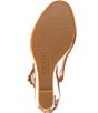 Color:Deep Saddle Tan - Image 6 - Roni Burnished Leather Slingback Sandals