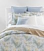 Color:Blue - Image 1 - Sadie Antique Tropical Floral Comforter Mini Set