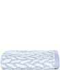 Color:Blue Cornflower - Image 2 - Sanders Basketweave Antimicrobial Bath Towels