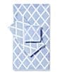 Color:Blue Cornflower - Image 2 - Sanders Diamond Bath Towels