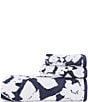 Color:Club Navy - Image 1 - Sanders Floral Antimicrobial Bath Towels