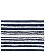 Color:Navy - Image 1 - Sanders Stripe Bath Rug