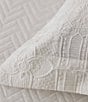 Color:White - Image 4 - Sascha Textured Matelasse Cotton Comforter Set