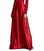 Lauren Ralph Lauren Satin A-Line Maxi Length Skirt - Image 1