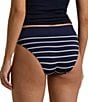 Color:Navy - Image 2 - Seamless Striped Jersey Bikini Panty