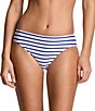 Lauren Ralph Lauren Seaside Stripe Moderate Coverage Hipster Swim Bottom - Image 1