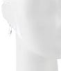 Color:Silver - Image 2 - Silver Metal Threader Earrings