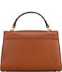 Lauren Ralph Lauren Farrah Small Leather Satchel Bag, Color:Lauren Tan - Image 2