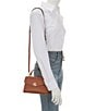 Lauren Ralph Lauren Farrah Small Leather Satchel Bag, Color:Lauren Tan - Image 4