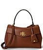 Lauren Ralph Lauren Small Farrah Solid Soft Satchel Bag - Image 1
