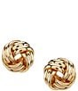 Lauren Ralph Lauren Small Knot Stud Earrings - Image 1