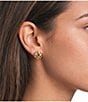 Lauren Ralph Lauren Small Knot Stud Earrings - Image 2
