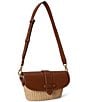 Lauren Ralph Lauren Lynden Small Straw Shoulder Bag - Image 3