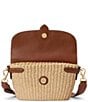Lauren Ralph Lauren Lynden Small Straw Shoulder Bag - Image 5
