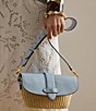 Lauren Ralph Lauren Small Lynden Straw Shoulder Bag - Image 6