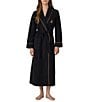 Lauren Ralph Lauren Solid Dalton Long Sleeve Shawl Collar Micro Fleece Long Robe - Image 5