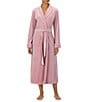 Lauren Ralph Lauren Solid Long Sleeve Shawl Collar Velvet Long Robe - Image 4