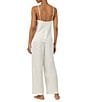 Lauren Ralph Lauren Solid Sleeveless V-Neck Matte Satin Ankle Pant Pajama Set - Image 2