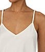 Lauren Ralph Lauren Solid Sleeveless V-Neck Matte Satin Ankle Pant Pajama Set - Image 3