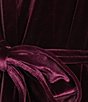 Lauren Ralph Lauren Solid Velvet Long Sleeve Shawl Collar Long Robe - Image 3