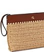 Lauren Ralph Lauren Straw Top Zip Pouch - Image 4