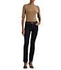Lauren Ralph Lauren Stretch Cotton Blend Boat Neck Short Rolled Sleeve Shirt - Image 3