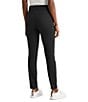 Color:Black - Image 2 - Stretch Cotton-Blend Pull-On Straight Pants
