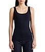 Lauren Ralph Lauren Stretch Cotton Tank Top - Image 1