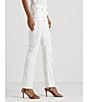 Lauren Ralph Lauren Premier Shape Memory Stretch Denim Straight Leg Ankle Jeans - Image 5