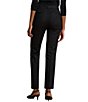 Lauren Ralph Lauren Stretch Double Face Cotton High Rise Flat Front Ankle Length Pants - Image 2