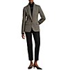 Lauren Ralph Lauren Stretch Double Face Cotton High Rise Flat Front Ankle Length Pants - Image 3