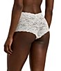 Lauren Ralph Lauren Stretch-Lace High-Rise Boy Short, Color:Ivory - Image 2