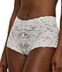 Color:Ivory - Image 3 - Stretch-Lace High-Rise Boy Short