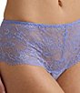 Lauren Ralph Lauren Stretch Lace Moderate Coverage Cheeky Hipster Panty, Color:Soft Hydrangea - Image 3