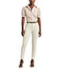 Color:Tan/Lilac/Cream Multi - Image 3 - Striped Broadcloth Puff Sleeve Shirt