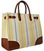 Lauren Ralph Lauren Striped Canvas Extra-Large Devyn Tote Bag - Image 3