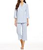 Lauren Ralph Lauren Striped Jersey Pajamas | Dillards