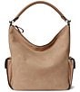 Lauren Ralph Lauren Suede Large Blaike Shoulder Bag - Image 1
